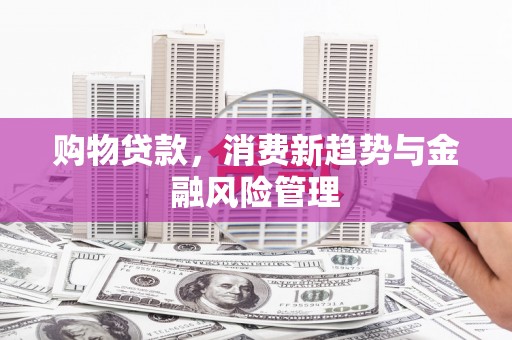 万峦购物贷款，消费新趋势与金融风险管理