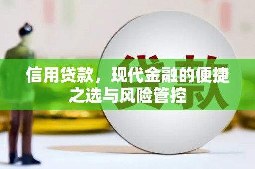 万峦信用贷款，现代金融的便捷之选与风险管控
