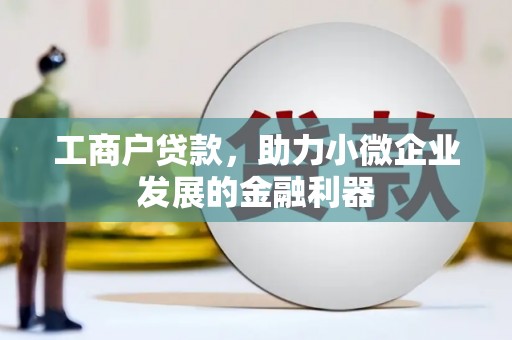 万峦工商户贷款，助力小微企业发展的金融利器