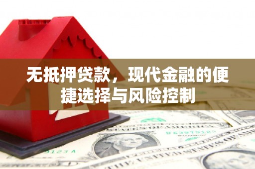 万峦无抵押贷款，现代金融的便捷选择与风险控制