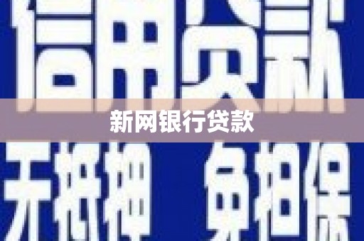 万峦新网银行贷款