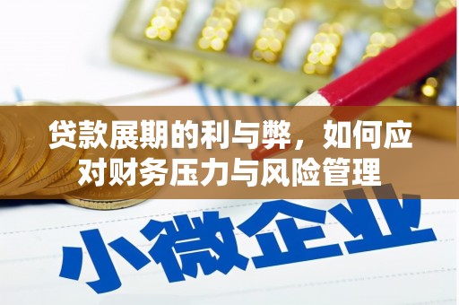 万峦贷款展期的利与弊，如何应对财务压力与风险管理
