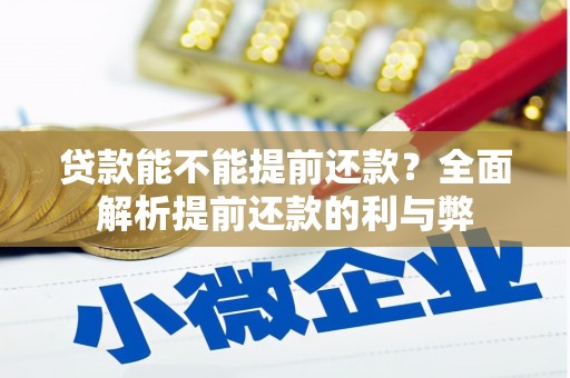 万峦贷款能不能提前还款？全面解析提前还款的利与弊