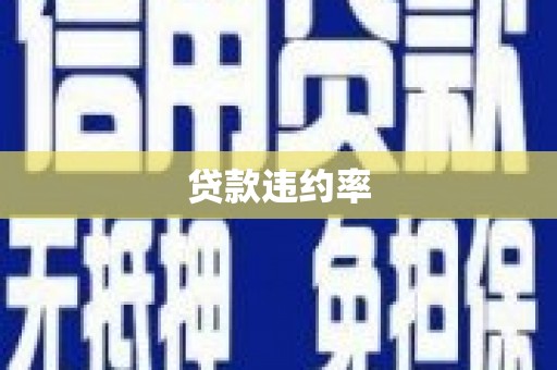 万峦贷款违约率