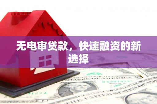 万峦无电审贷款，快速融资的新选择