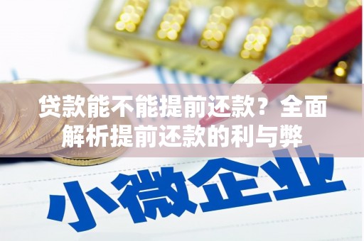 万峦贷款能不能提前还款？全面解析提前还款的利与弊