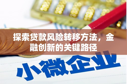 万峦探索贷款风险转移方法，金融创新的关键路径