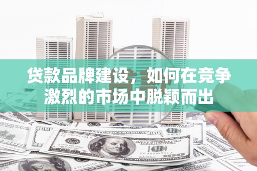 万峦贷款品牌建设，如何在竞争激烈的市场中脱颖而出