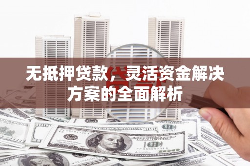 万峦无抵押贷款，灵活资金解决方案的全面解析