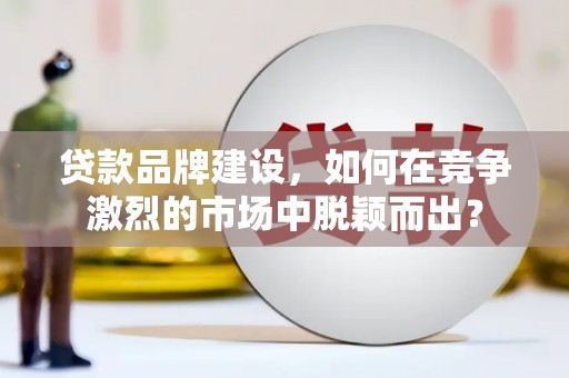 万峦贷款品牌建设，如何在竞争激烈的市场中脱颖而出？