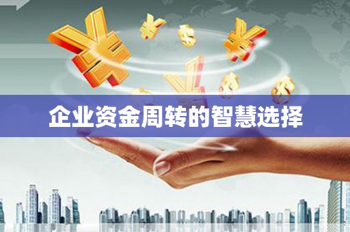 万峦企业资金周转的智慧选择