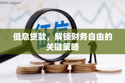 万峦低息贷款，解锁财务自由的关键策略