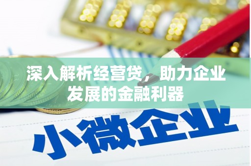 万峦深入解析经营贷，助力企业发展的金融利器