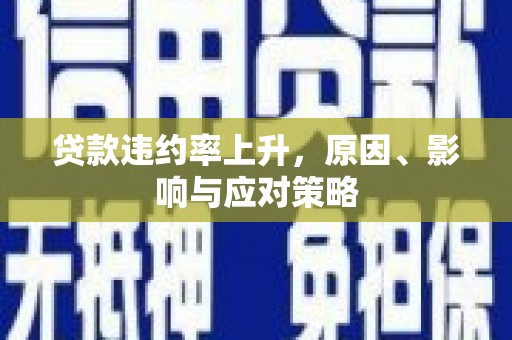 万峦贷款违约率上升，原因、影响与应对策略