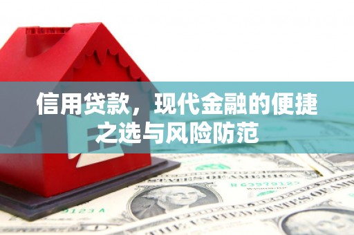 万峦信用贷款，现代金融的便捷之选与风险防范