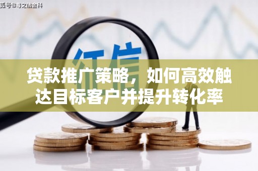 万峦贷款推广策略，如何高效触达目标客户并提升转化率