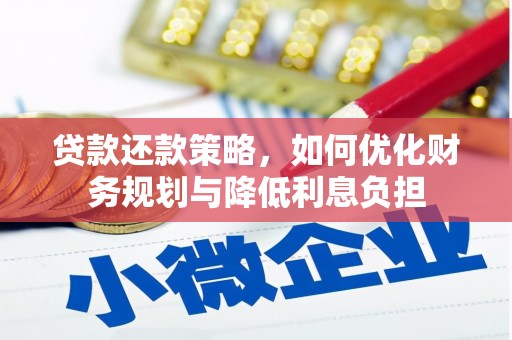 万峦贷款还款策略，如何优化财务规划与降低利息负担