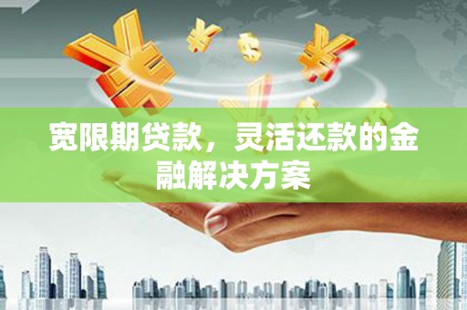 万峦宽限期贷款，灵活还款的金融解决方案