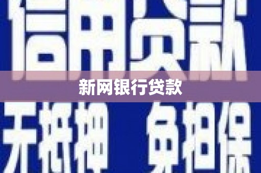 万峦新网银行贷款