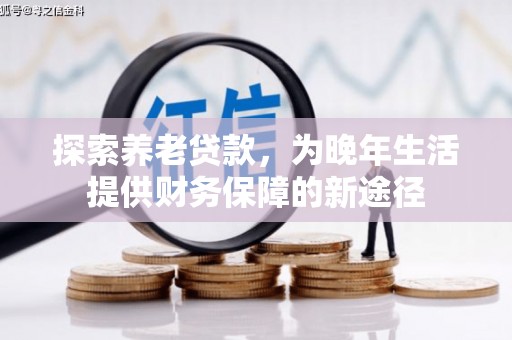 万峦探索养老贷款，为晚年生活提供财务保障的新途径