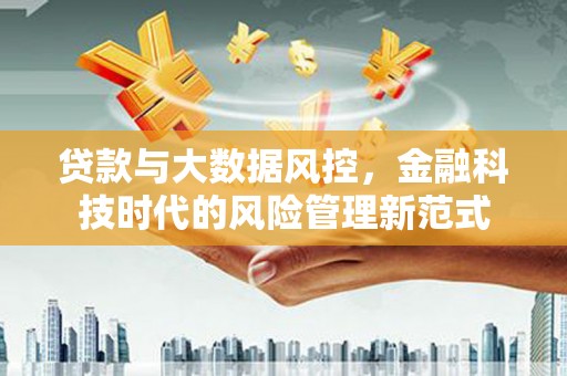 万峦贷款与大数据风控，金融科技时代的风险管理新范式