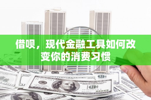 万峦借呗，现代金融工具如何改变你的消费习惯