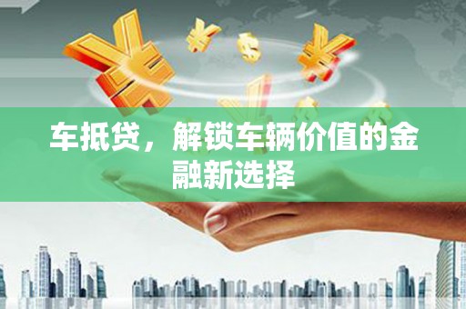 万峦车抵贷，解锁车辆价值的金融新选择