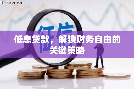 万峦低息贷款，解锁财务自由的关键策略
