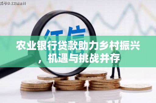 万峦农业银行贷款助力乡村振兴，机遇与挑战并存