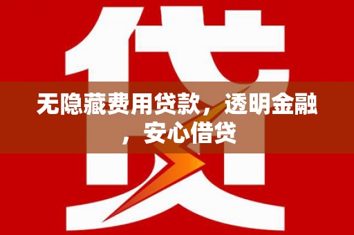 万峦无隐藏费用贷款，透明金融，安心借贷