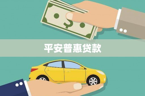 万峦平安普惠贷款