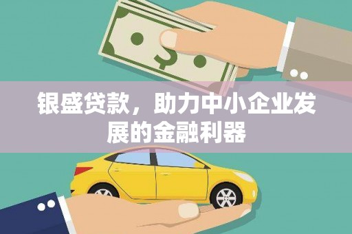 万峦银盛贷款，助力中小企业发展的金融利器