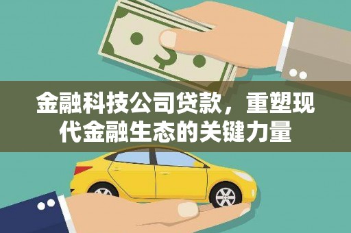 万峦金融科技公司贷款，重塑现代金融生态的关键力量