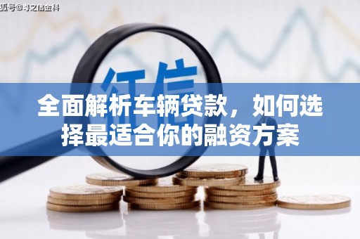 万峦全面解析车辆贷款，如何选择最适合你的融资方案