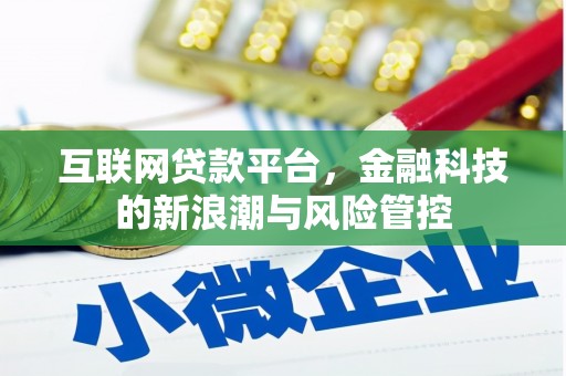 万峦互联网贷款平台，金融科技的新浪潮与风险管控