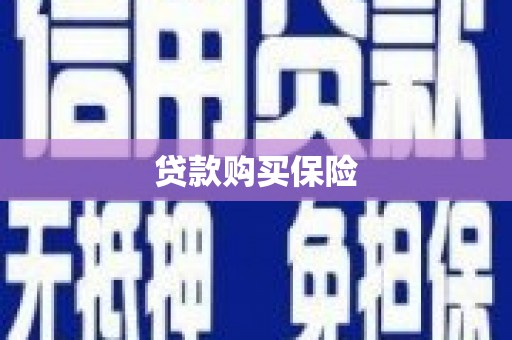 万峦贷款购买保险