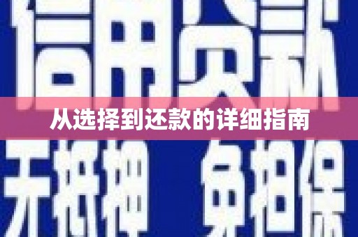 万峦从选择到还款的详细指南