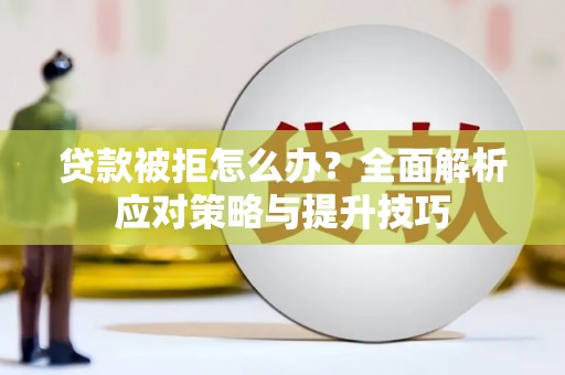 万峦贷款被拒怎么办？全面解析应对策略与提升技巧