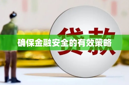 万峦确保金融安全的有效策略