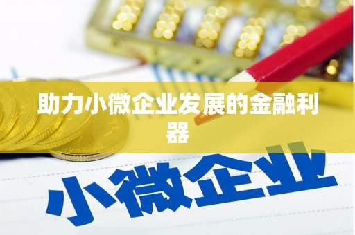 万峦助力小微企业发展的金融利器