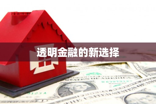 万峦透明金融的新选择